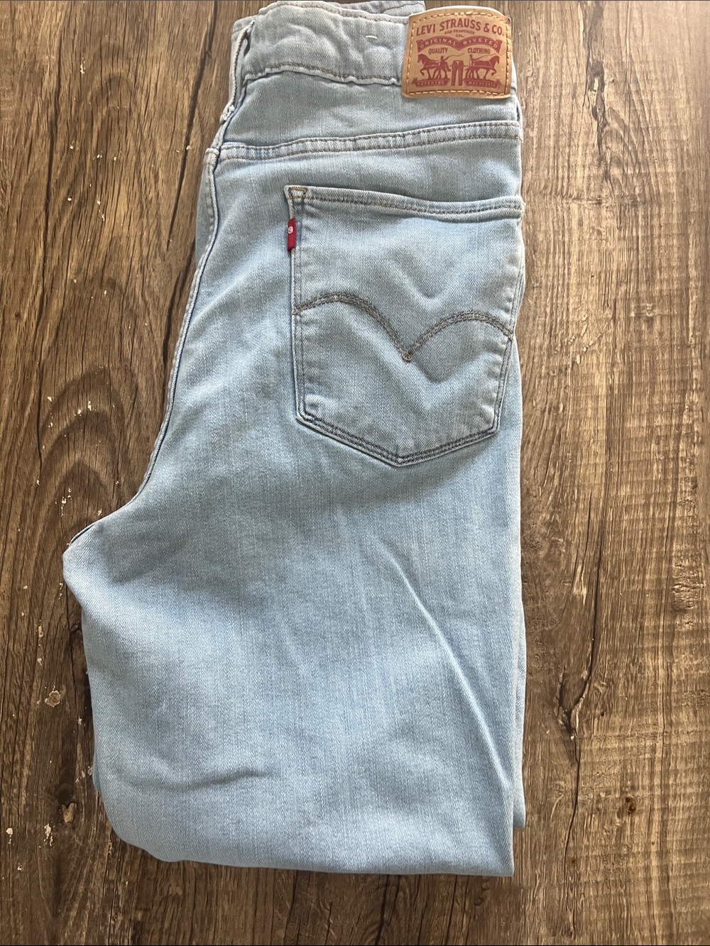 Levi's 721 High Rise Skinny Jeans Light Wash Size 32